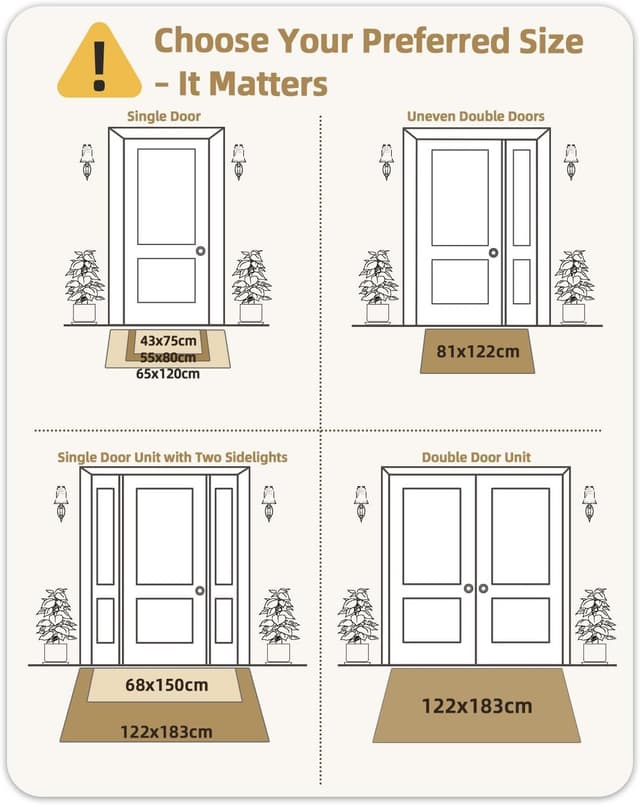 Thumbnail 1 de COLOR&GEOMETRY Schmutzfangmatte Innen 92x142cm