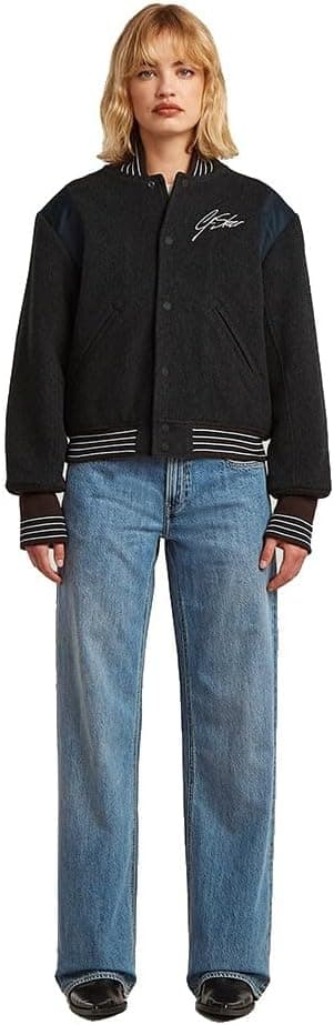 Detalle de G‑Star Damen Judee Loose Low Waist Jeans mit Reißverschluss