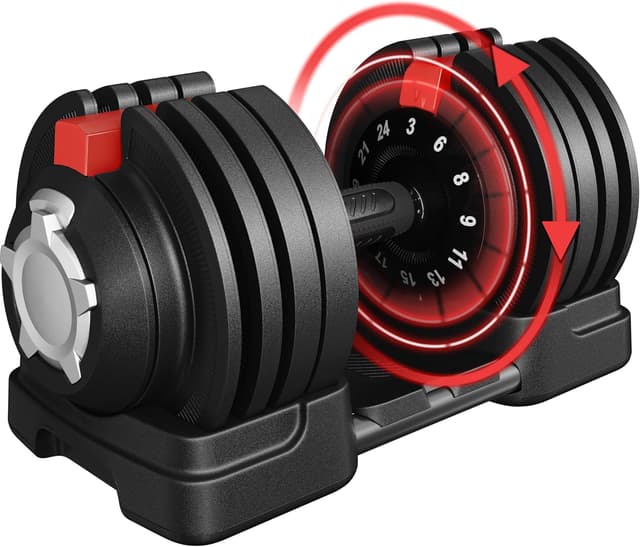 Imagen de Yaheetech Haltères réglables 24 kg pour musculation 🏋 en OfertitasTOP