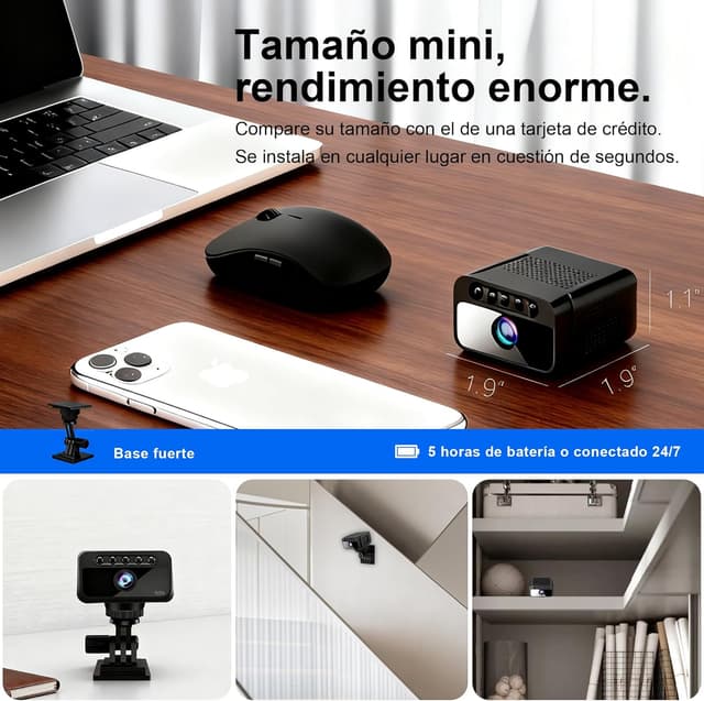 Thumbnail 6 de AOBOCAM W06 Cámara Espía 4K 150°