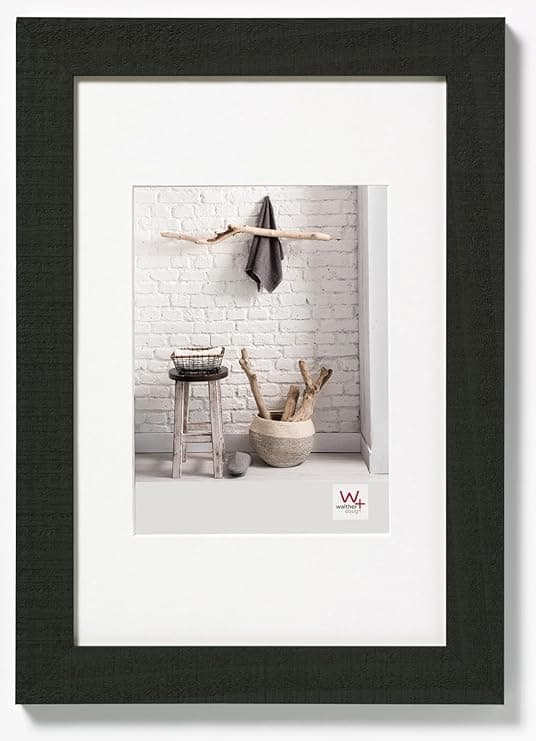 Detalle de Walther Design Marco de Fotos Negro 13x18 cm 🖼