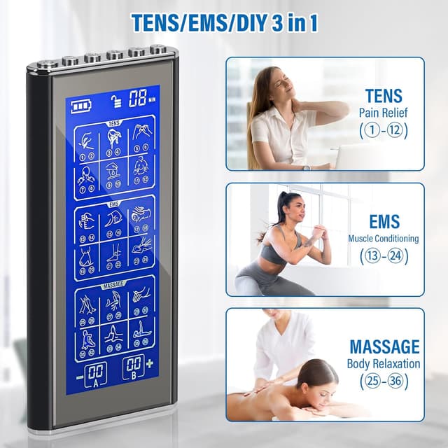 Thumbnail 5 de ASONINE Electroestimulador 3 en 1 Muscular