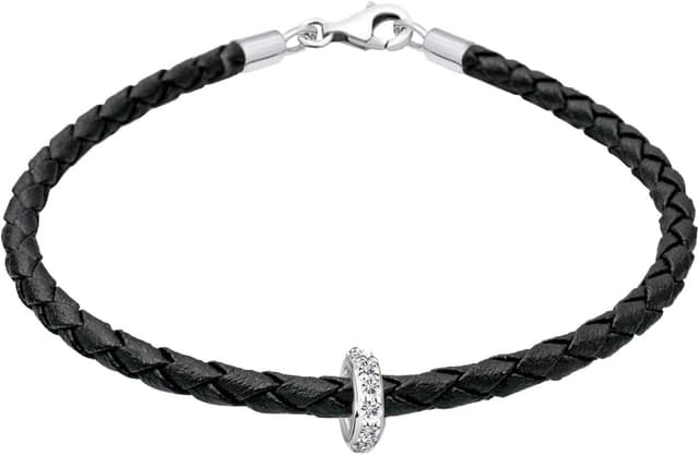 Detalle de Elli Armband 16 cm Silber 925 Kristall Herz