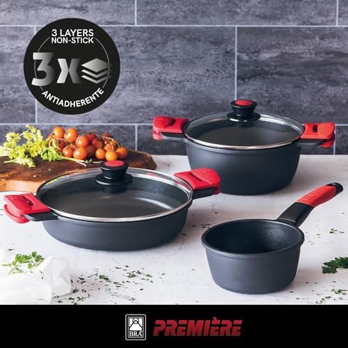 Thumbnail 2 de BRA Premiere Batería de Cocina 3 Piezas Antiadherente