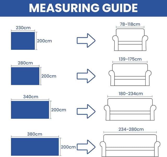 Detalle 2 de Ystyle telo copridivano 200x340 cm grigio chiaro, copritutto antiscivolo e antigraffio