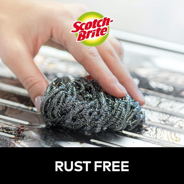 Thumbnail 4 de Scotch-Brite Stainless Steel Scourer 12 Pack