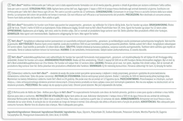 Detalle 2 de Vet's Best Hunde Atemerfrischer