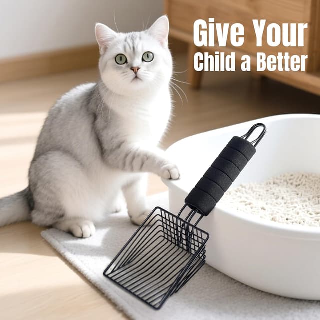 Thumbnail 4 de BasicForm Katzenstreuschaufel – Schnell Siebende Metall-Schaufel