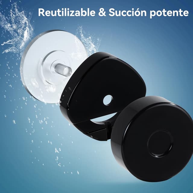 Thumbnail 6 de Kegii Estantería Ducha Telescópica 4 Cestas Negro