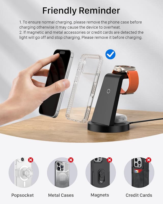 Thumbnail 5 de Anlmz 3-in-1 Charging Station for iPhone