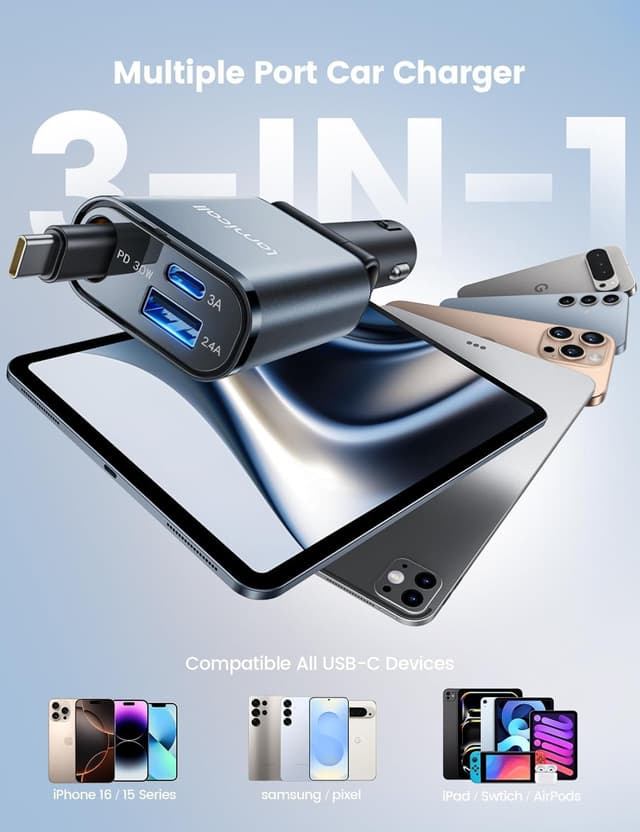 Thumbnail 6 de Lamicall Car Charger 57W