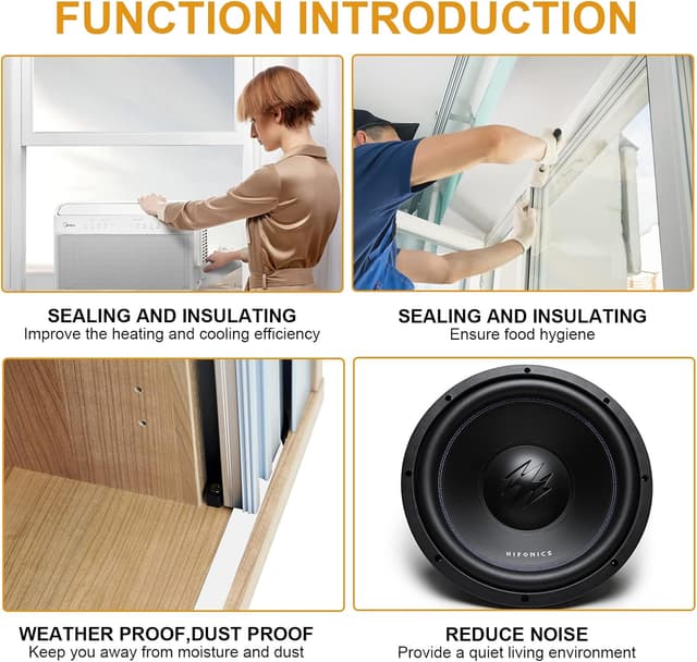 Thumbnail 6 de AiQInu Burlete 12mm x 5m espuma adhesiva