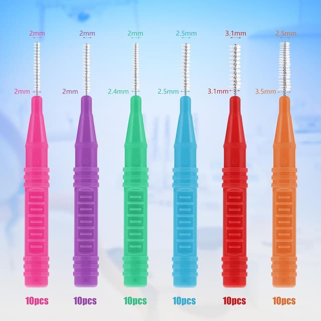 Detalle 2 de RAYITO 100 Interdental Brushes 5 sizes 🪥