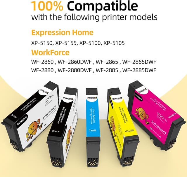 Detalle de iNKPAD 603XL compatibili: set di cartucce (2 nero, 1 ciano, 1 magenta, 1 giallo) per Epson WF e XP