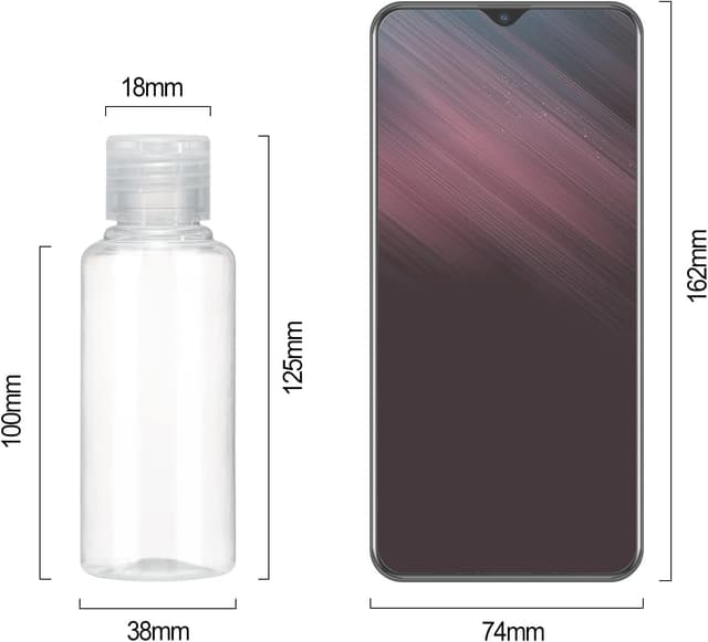 Thumbnail 2 de BillyBath Botellas de viaje 100 ml 6 un. con 2 embudos