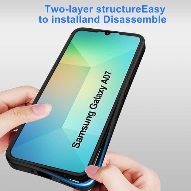 Detalle 2 de Samsung Galaxy A07 WeiCase Hülle 360 Grad