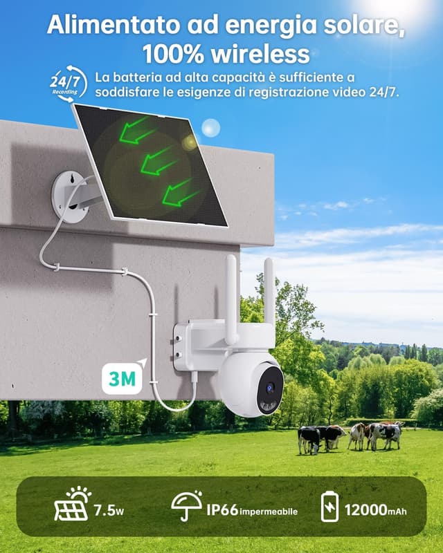 Detalle 2 de Tical AOV 4G telecamera 2K PTZ