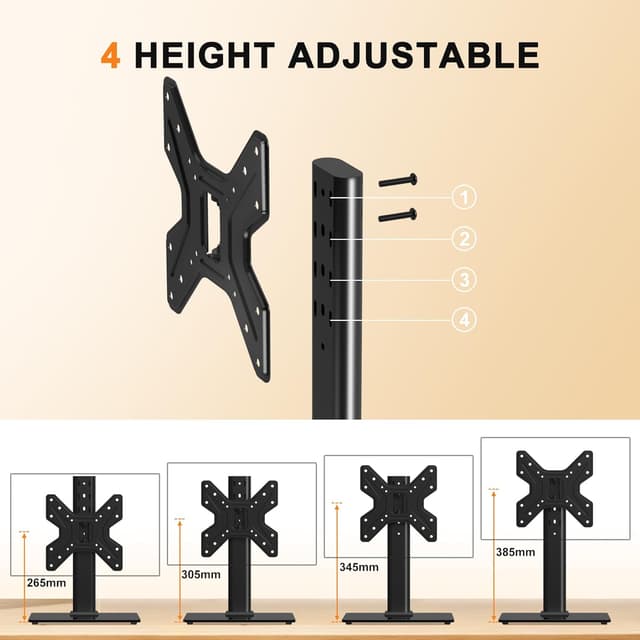 Detalle 1 de XINLEI TV stand 200x200 VESA, 17-43in