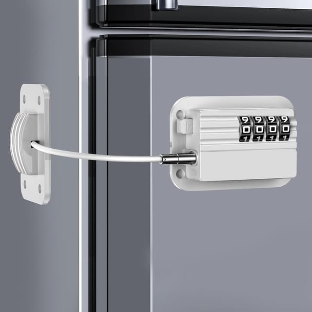 Detalle de WILNIRY Kombinationsschloss Kühlschrank 0000