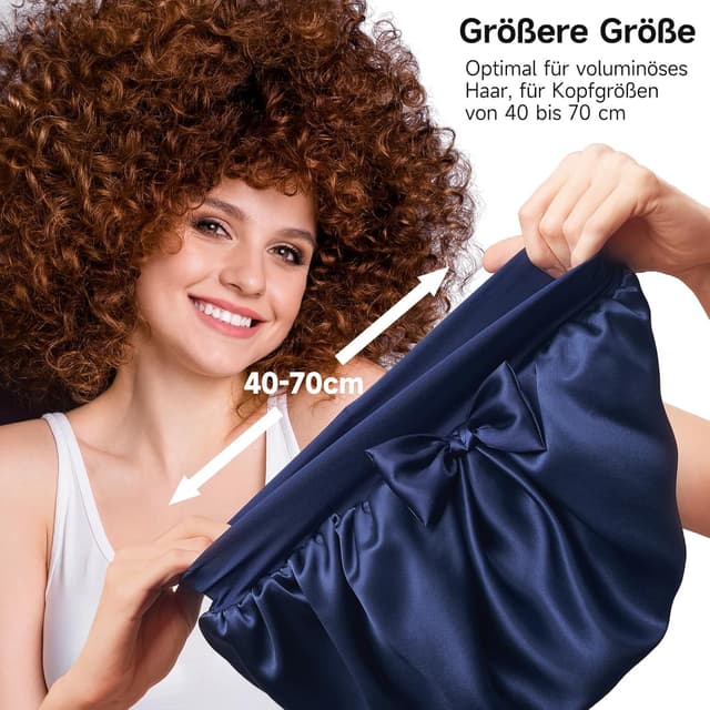 Detalle de Umisleep Seidenhaube 22 Momme, 34 cm