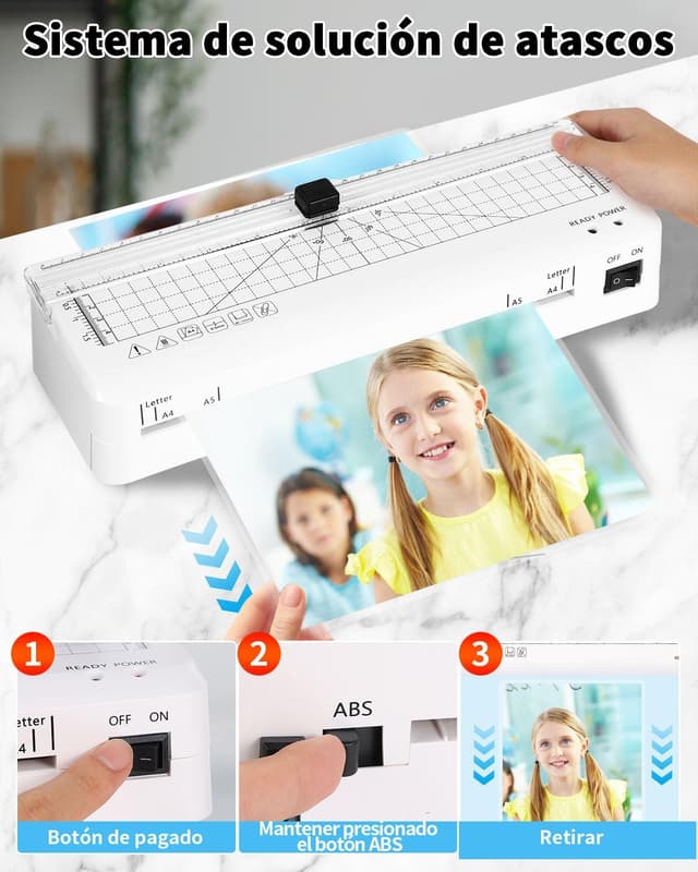 Thumbnail 3 de Plastificatrice A4 termica 360 mm/min