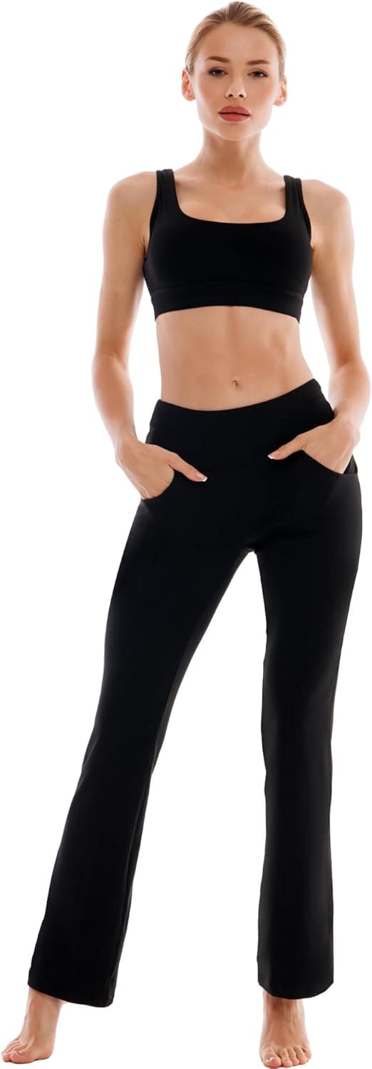 Detalle 2 de Ipletix Flare Leggings for Women with Pockets (Bootcut Yoga Pants)