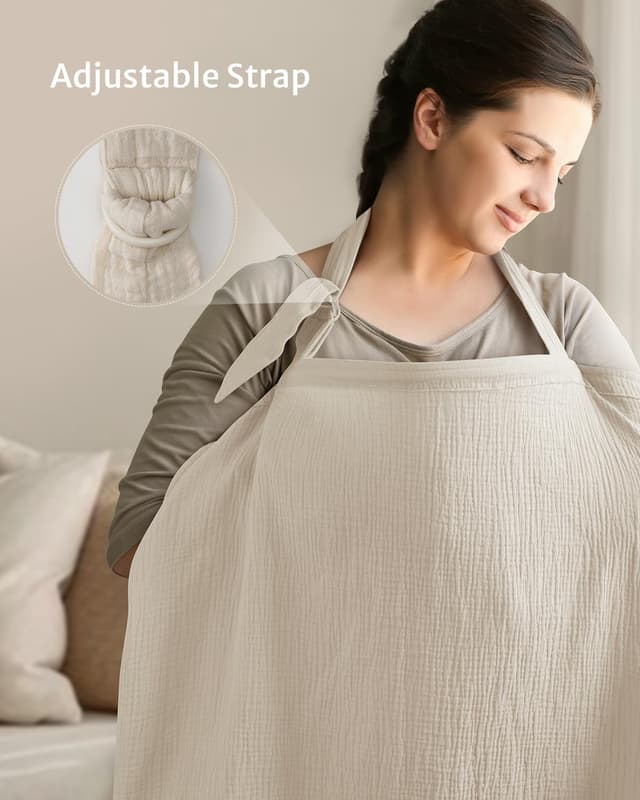 Thumbnail 4 de Blissful Diary Muslin Nursing Cover