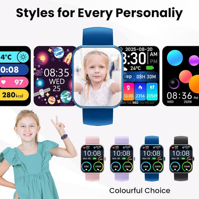Thumbnail 3 de BJLBOJEY Kids Smart Watch Fitness Tracker