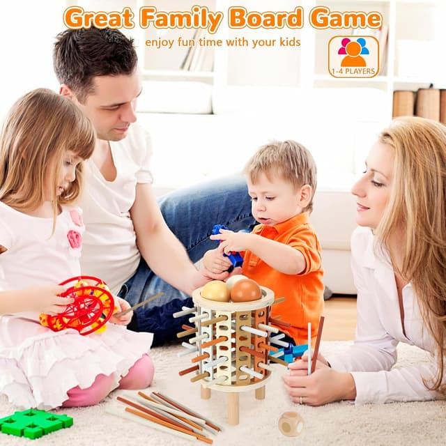 Thumbnail 6 de Juego Montessori 4 en 1 de madera 3–6 años