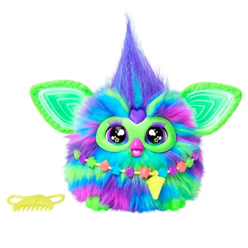 Detalle de Furby Galaxy de Furby (peluche interactivo que brilla en la oscuridad) – versión en español