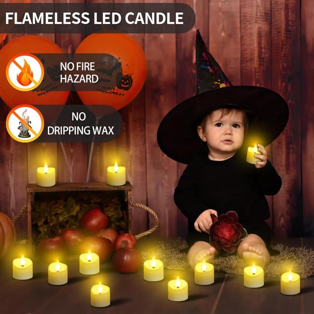 Detalle de daphomeu Battery Tea Lights 12 Pack