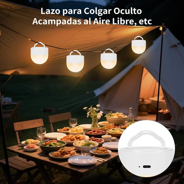 Thumbnail 5 de Suright Bombilla Recargable USB 2 Pack LED E27