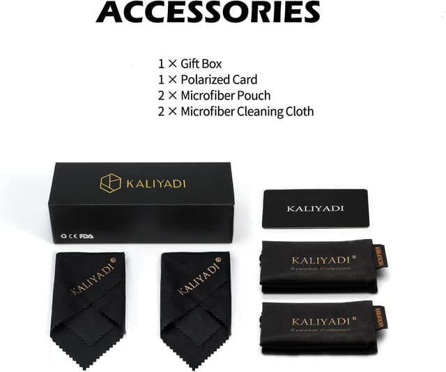 Thumbnail 6 de KALIYADI Polarized Sunglasses 2-Pack 🕶