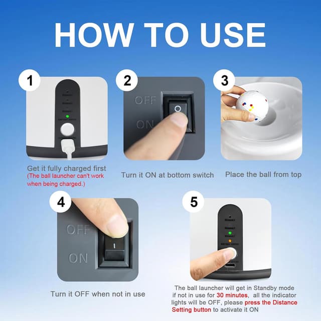 Thumbnail 4 de MEKAPLE Automatic Dog Ball Launcher 45ft