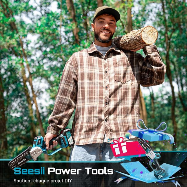Thumbnail 1 de SEESII Mini Tronçonneuse 6 pouces 🪚
