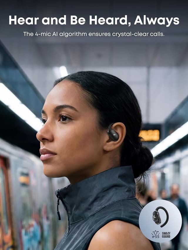 Thumbnail 5 de soundcore V40i by Anker Open‑Ear Kopfhörer 21h