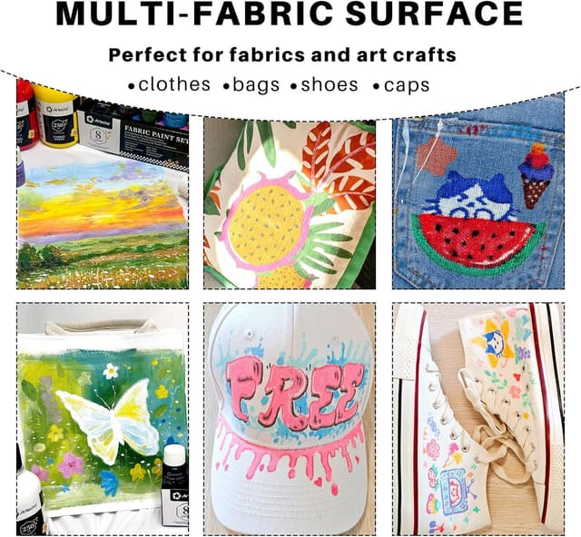 Thumbnail 6 de Stofffarbe Artecho 8 Farben 20 ml