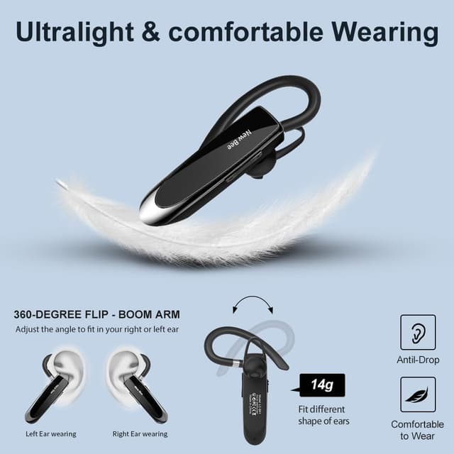 Thumbnail 4 de New Bee Handsfree Bluetooth Earpiece 60 Days Standby