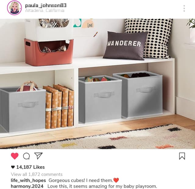 Thumbnail 6 de Criusia 11 Inch Storage Cubes