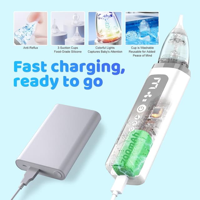 Thumbnail 5 de Mouche bébé électrique 3 niveaux d'aspiration