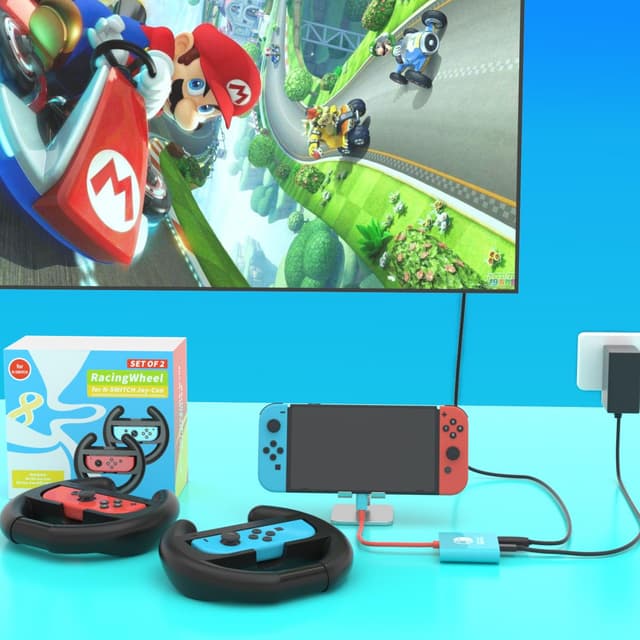 Thumbnail 1 de PURBHE Switch Steering Wheel 2-pack for Joy‑Con