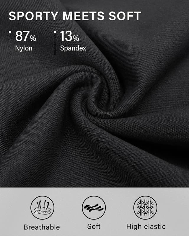 Detalle de Stelle Women’s Capri Yoga Pants with Pockets – Essential High-Waisted Leggings for Workout & Everyday