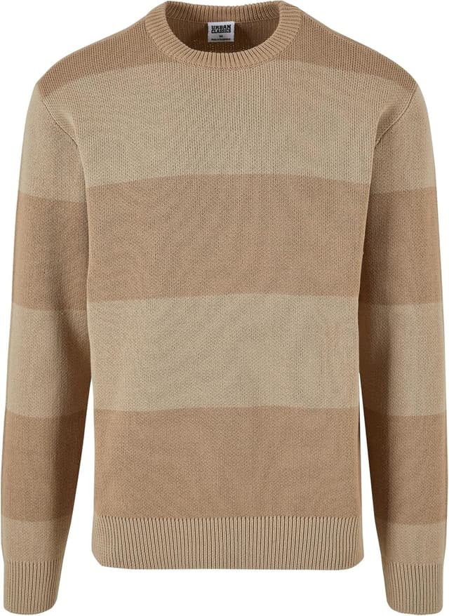 Detalle 2 de Urban Classics Herren Oversized Striped Sweatshirt