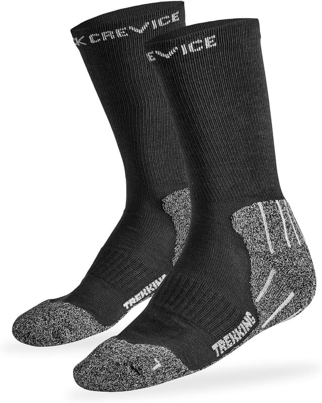 Detalle de Black Crevice Trekkingsocken (Chaussettes de trekking) en mix coton/PA/élasthanne