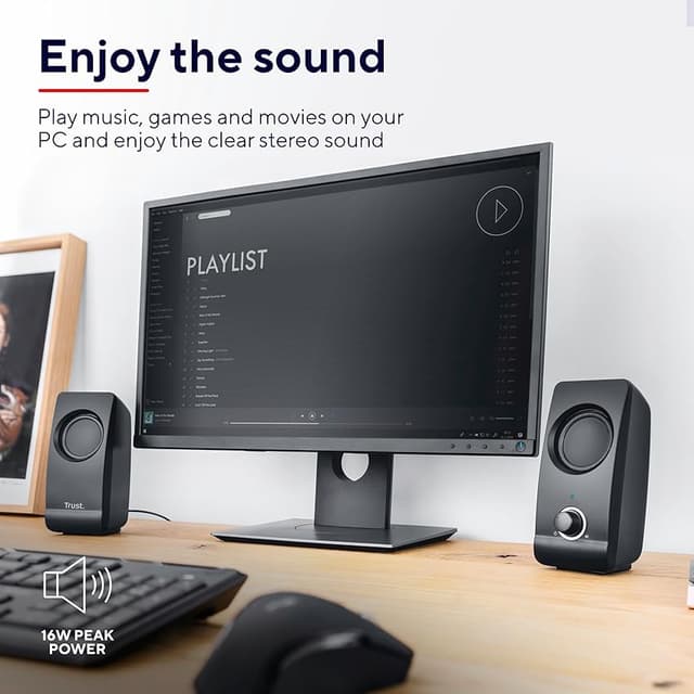Detalle 2 de Trust Remo 2.0 altavoces 16 W USB negro 🎵