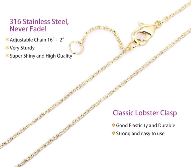 Thumbnail 2 de UMAGICBOX Collier Pendentif initiale personnalisable