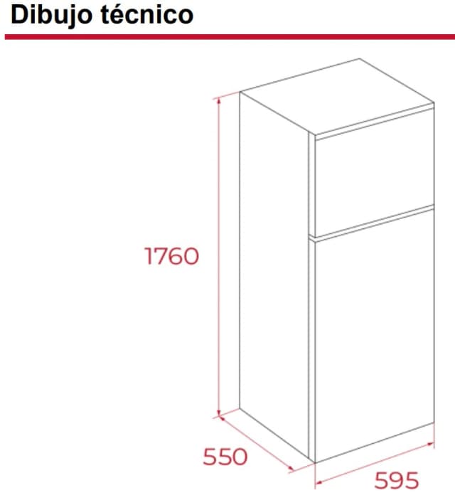 Thumbnail 2 de Teka RTF 13630 frigorífico 2 puertas 136 L