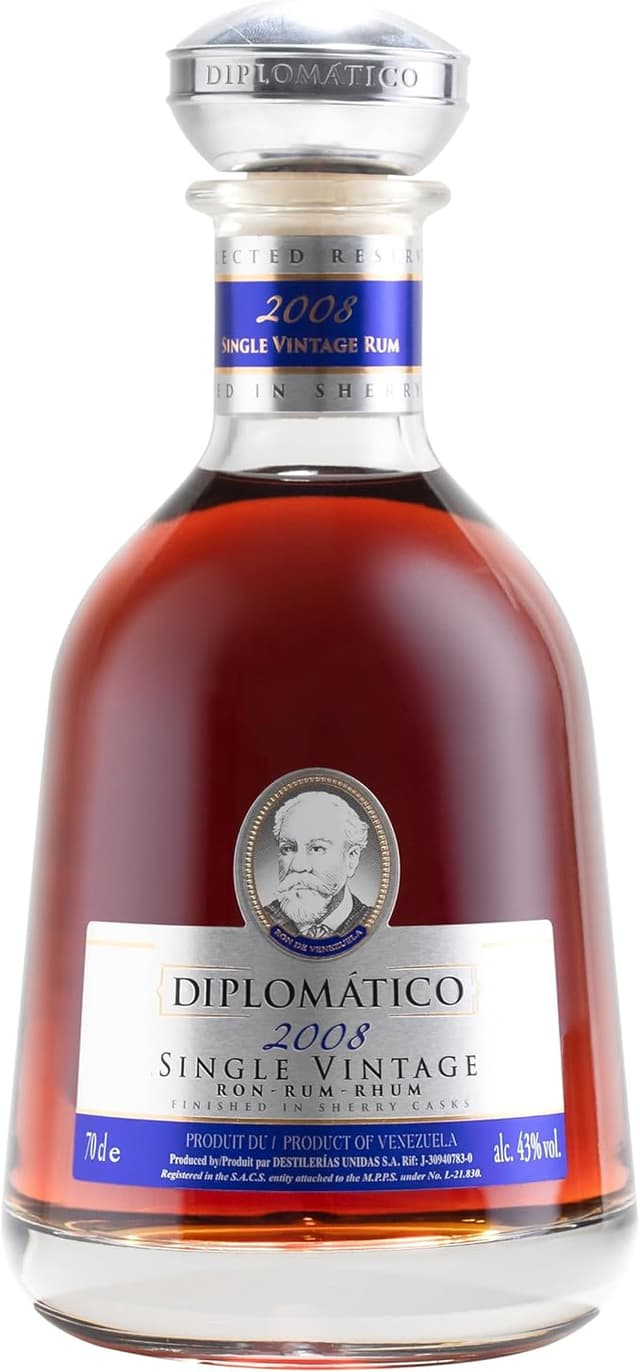 Imagen de Diplomático Single Vintage 2008 🥃 Ron 43% 700 ml en OfertitasTOP