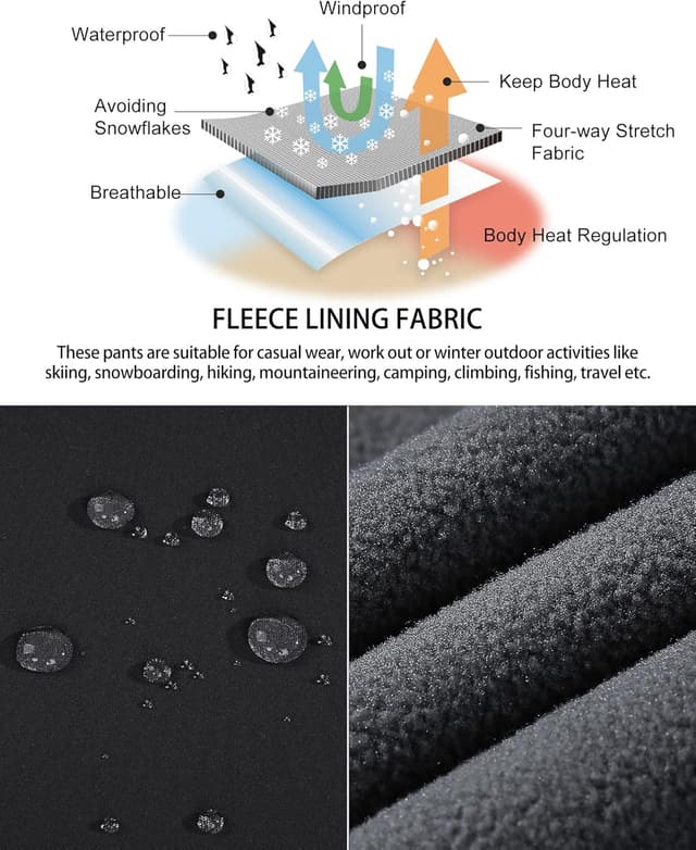 Detalle de Outdoor Ventures Softshell Weste Herren, wind- und wasserdicht