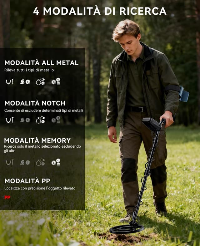 Thumbnail 4 de SUNPOW OTMD17 Metal Detector 8"